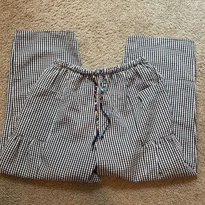 Cropped Gingham Pants size Small